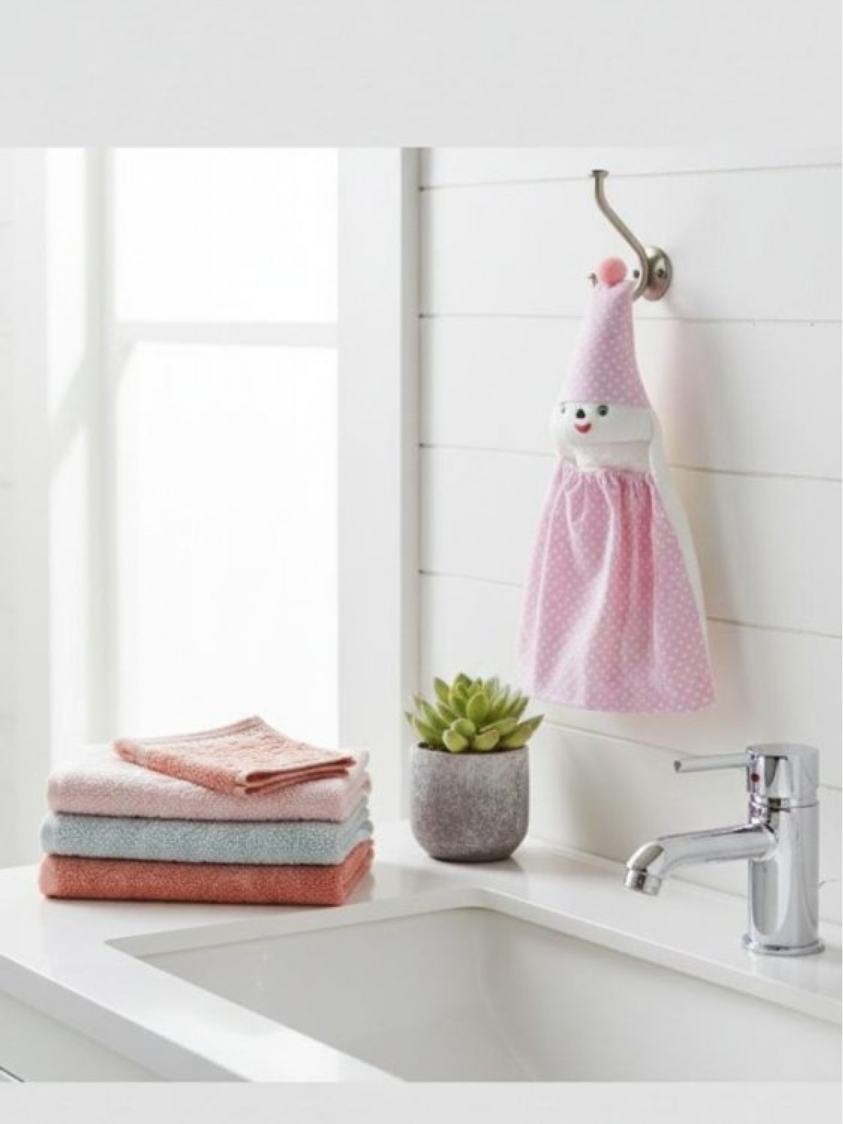 EL/YÜZ VE MUTFAK HAVLUSU 3'LÜ TAKIM  + BÜYÜK BOY POŞETLİK