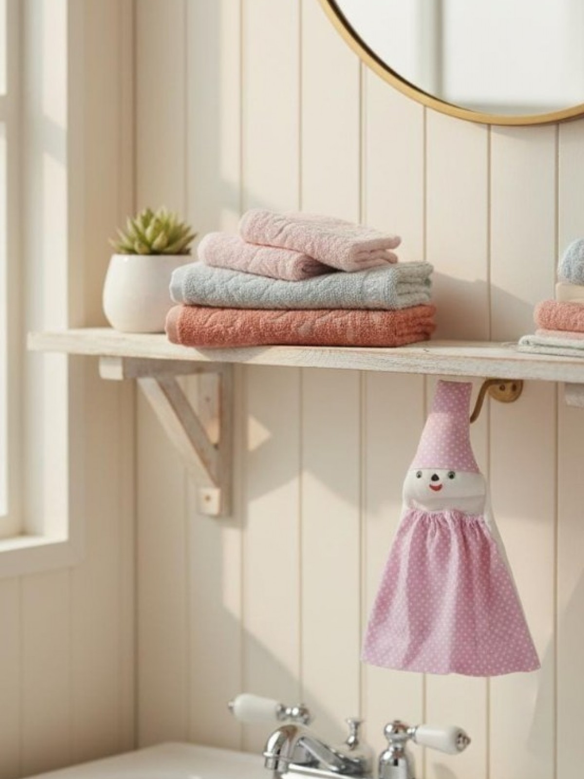 EL/YÜZ VE MUTFAK HAVLUSU 3'LÜ TAKIM  + BÜYÜK BOY POŞETLİK