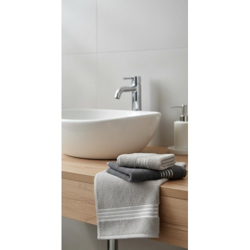 LİNES 50X90 CM EL-YÜZ HAVLUSU 3'LÜ TAKIM