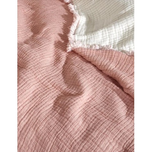 DESTİNY HOMETEX MÜSLİN YORGAN( PEMBE )/ ÇİFT KİŞİLİK 180X250 CM