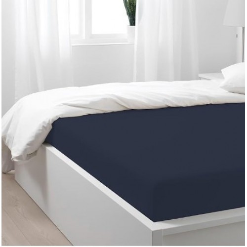 MANOA TEK KİŞİLİK 100x200 FİTTED ÇARŞAF ( KOYU MAVİ )