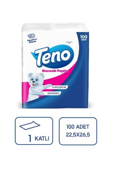 TENO KAĞIT SERVİS PEÇETE 100’LÜ TENO KAĞIT SERVİS PEÇETE 100’LÜ
