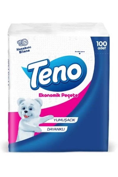 TENO KAĞIT SERVİS PEÇETE 100’LÜ