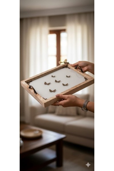 MASALSI SUNUMLUK DEKORATİF TEPSİ