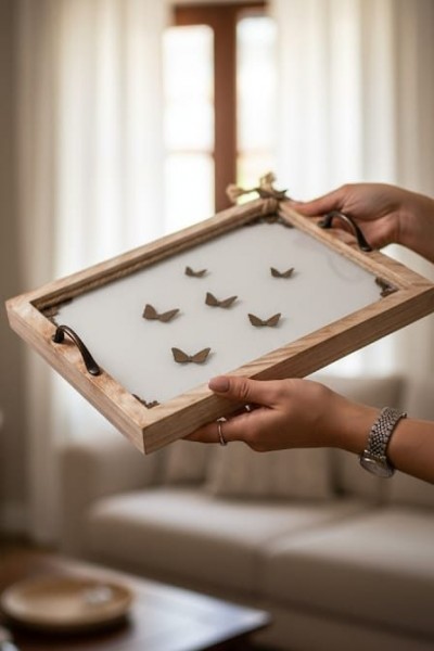 MASALSI SUNUMLUK DEKORATİF TEPSİ