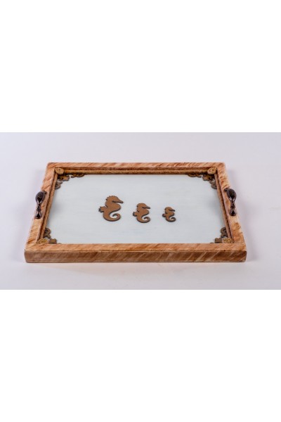 MASALSI SUNUMLUK DEKORATİF TEPSİ