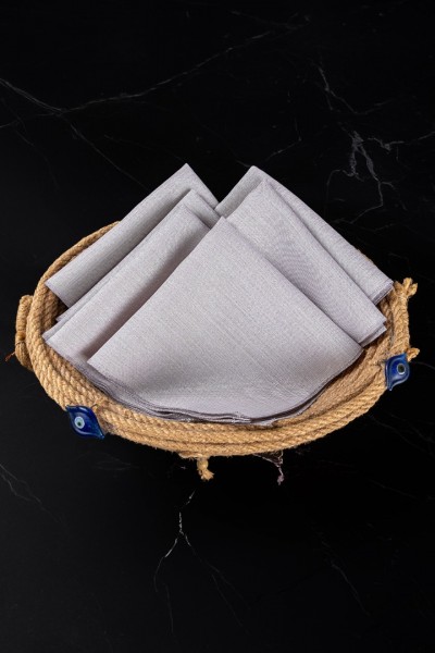 MASALSI KUMAŞ PEÇETE (GRİ)