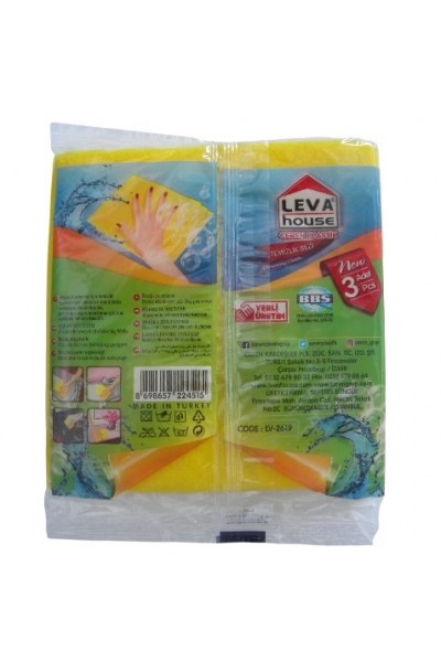 LEVA TEMİZLİK BEZİ 3’LÜ LEVA TEMİZLİK BEZİ 3’LÜ