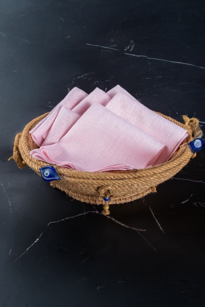 MASALSI KUMAŞ PEÇETE (PEMBE)