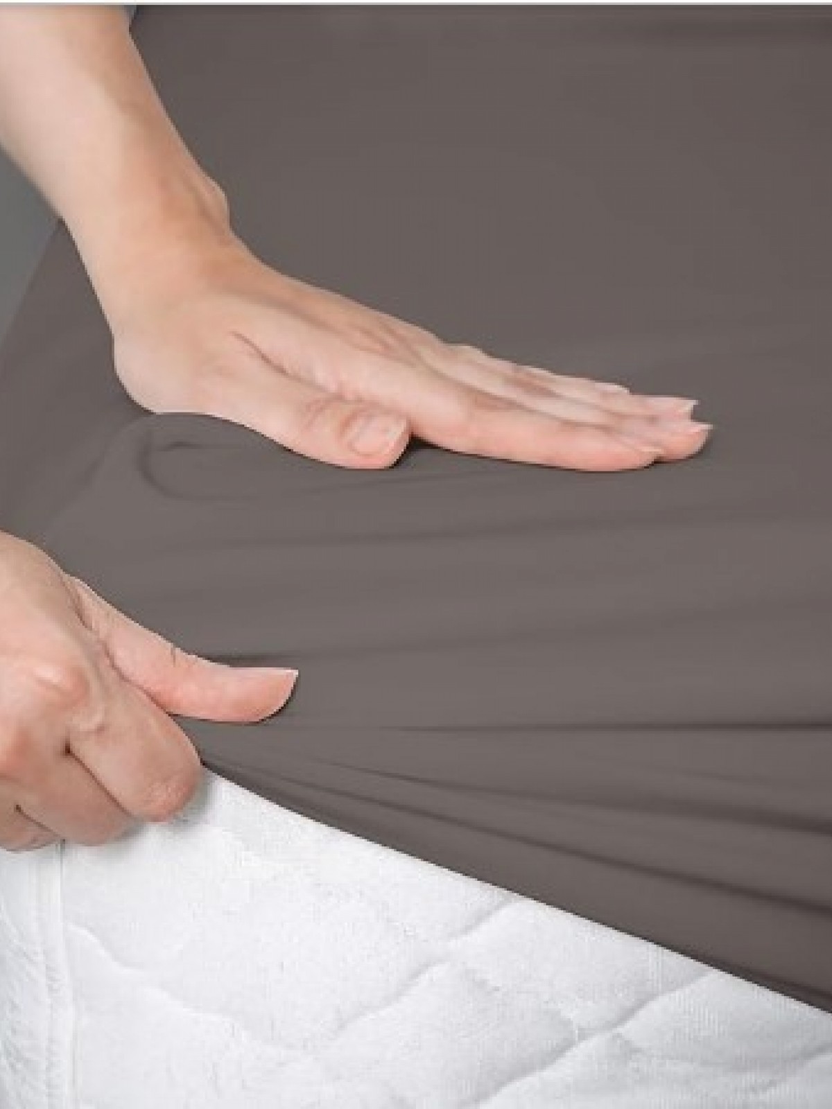 MANOA ÇİFT KİŞİLİK FİTTED ÇARŞAF(SICAK GRİ)