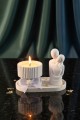 ROMANTİK SET BİBLO ( İÇİNDEKİ MUM DAHİL )