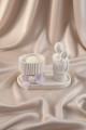 ROMANTİK SET BİBLO ( İÇİNDEKİ MUM DAHİL )