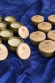 GOLD RENKLİ METAL KAPAKLI KAVANOZ KOKULU MUM