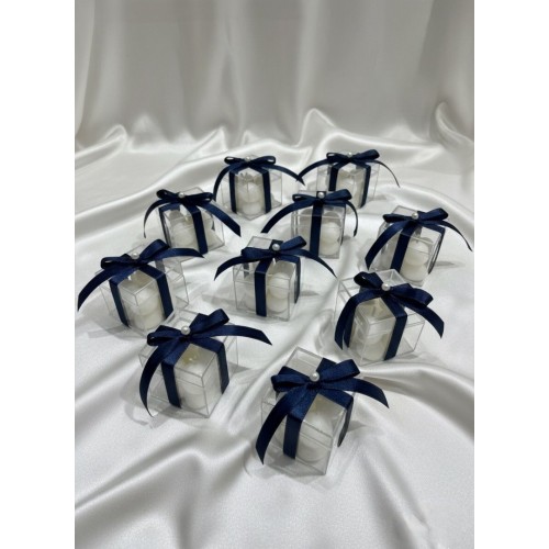 MİKA KUTULU MİNİ BUBBLE SÖZ/NİŞAN /KINA DEKORATİF MUM HEDİYELİK (10 ‘LU PAKET )